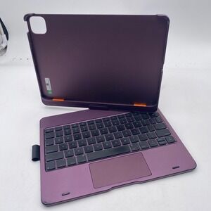 Typecase KB201-110 Keyboard Case iPad Purple 360 Rotating‎ Trackpad Bluetooth